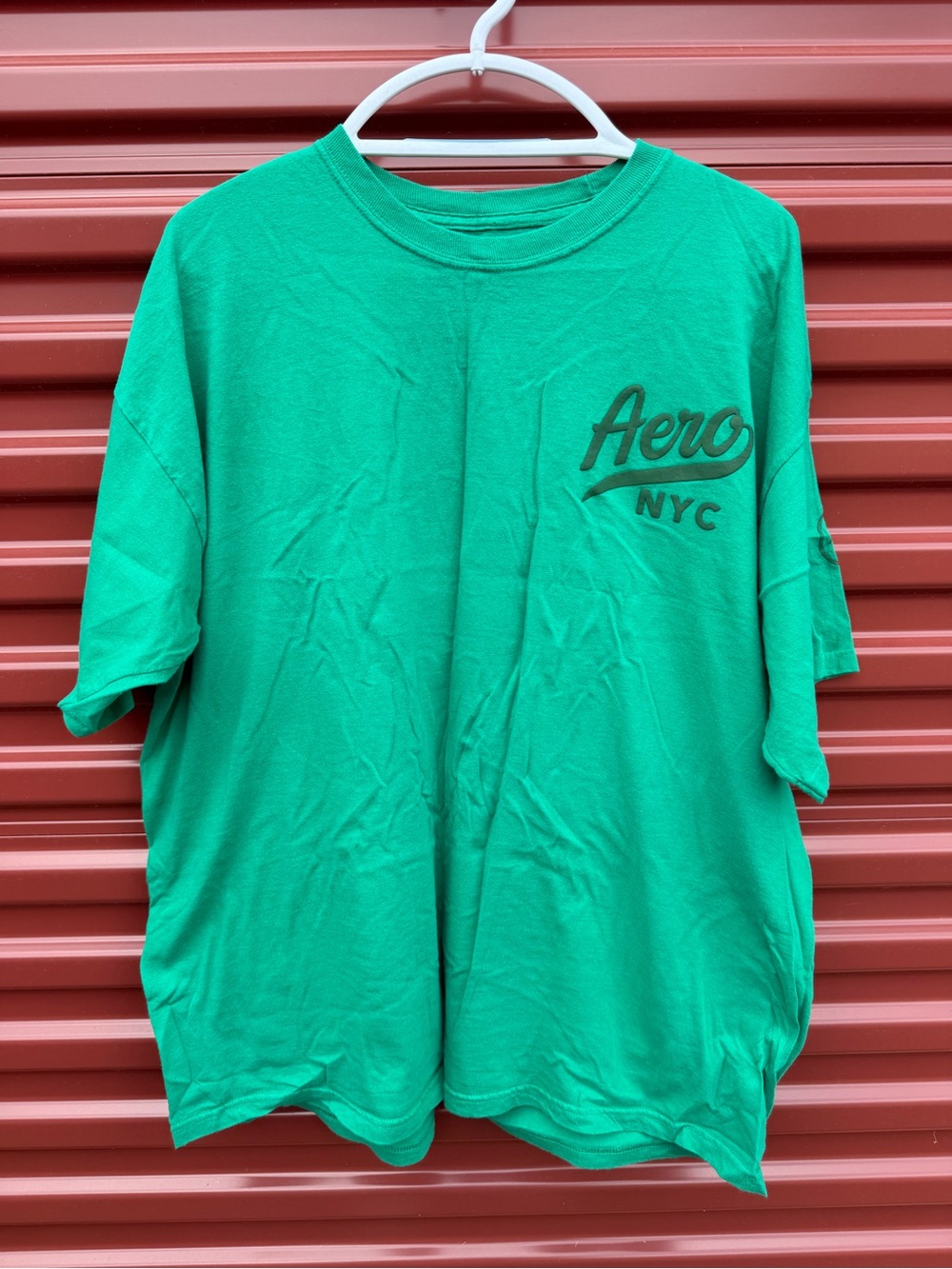 Aeropostale Green Aero NYC Short Sleeve Tee